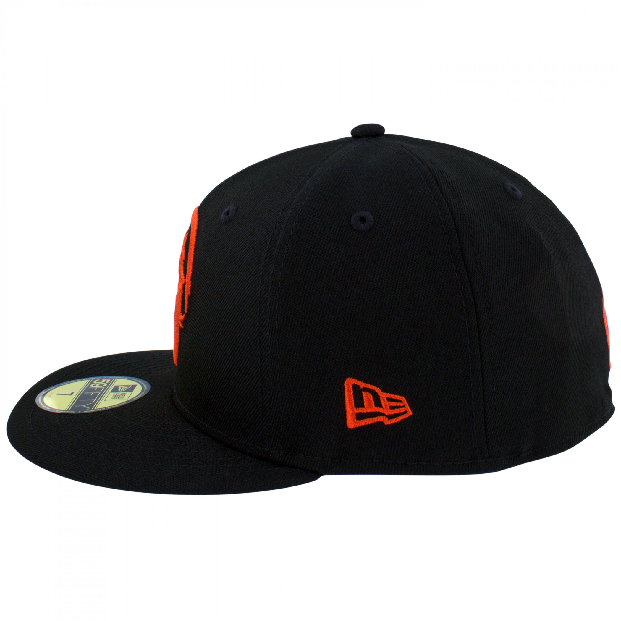 Mortal Kombat Logo New Era 59Fifty Fitted Hat - SuperHeroStuff
